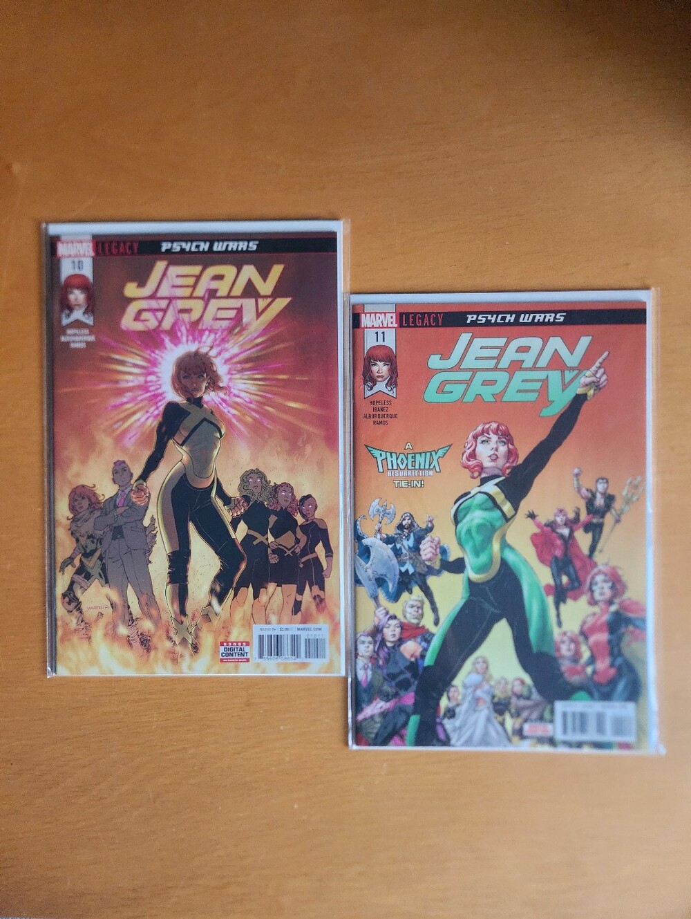 Jean Grey #10, & #11, Marvel Comics (Lot of 2)